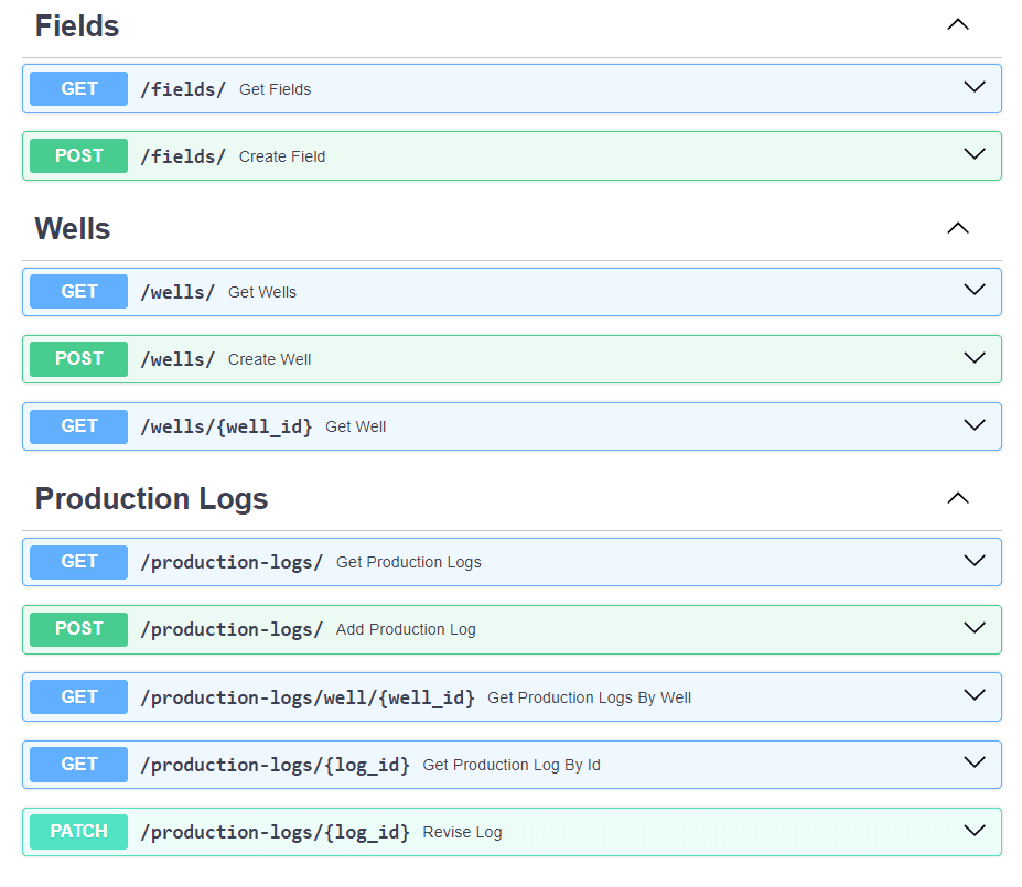 Energy Production Backend (REST API)
