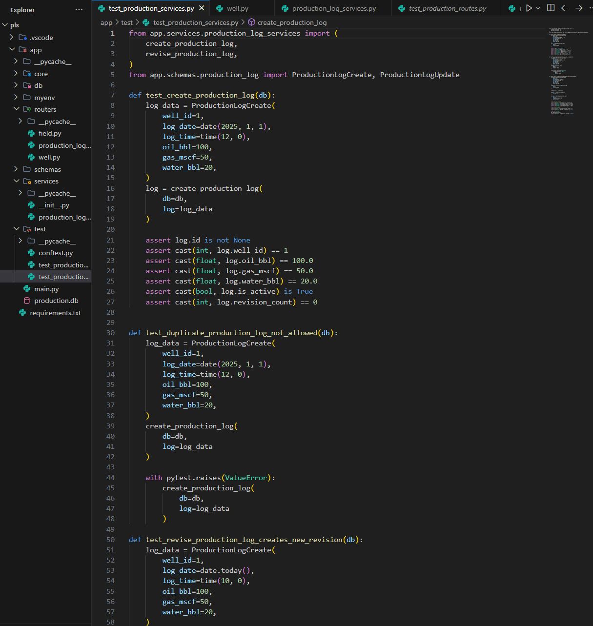 Energy Production Backend (REST API) screenshot 3